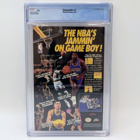 Sleepwalker #1 - CGC 7.5 (Marvel Comics, 1991) 1st Appearance of Sleepwalker - Picture 2 of 3